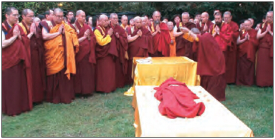 莫知仁波且修摊尸拙火定制炼胜义“喀卓安得丸”(黑宝丸)-图片1