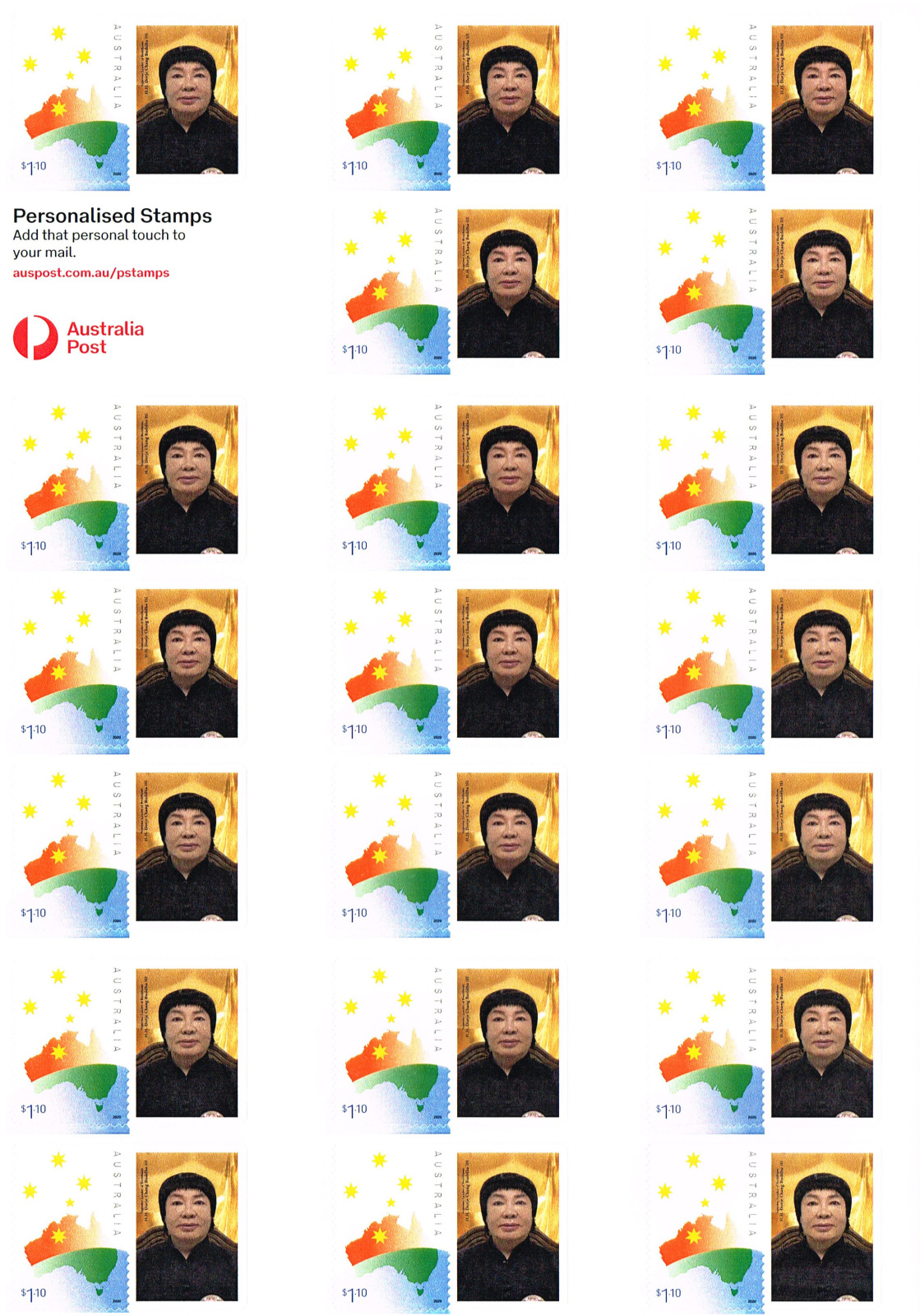 世界各国国家邮政总局发行H.H.第三世多杰羌佛邮票-图片2