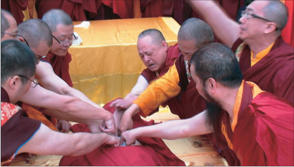 莫知仁波且修摊尸拙火定制炼胜义“喀卓安得丸”(黑宝丸)-图片5