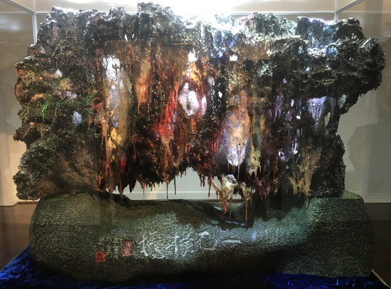 世界佛教教皇 南无羌佛的韵雕 绝世珍宝 -【一石横娇】亮相-图片2