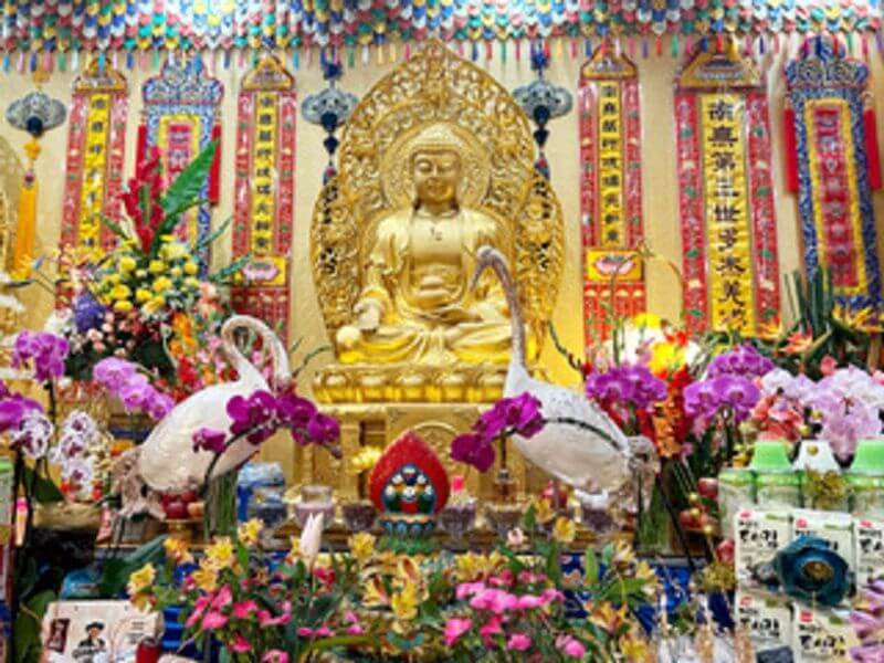 慈善寺礼请世界佛教总部副主席释证达教尊主法 南无药师佛佛诞法会-图片1