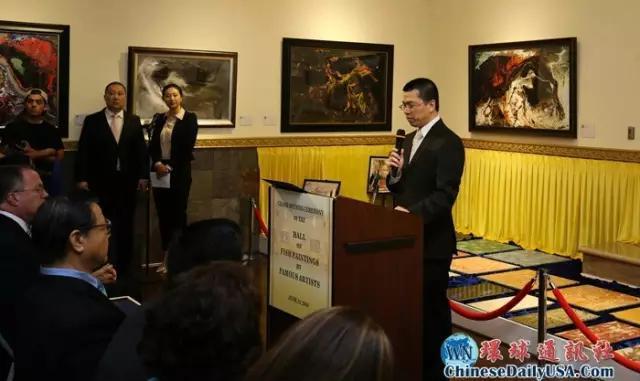 “名画家鱼展厅”亮相洛杉矶 填补北美水墨画展空白-图片5