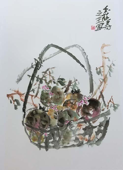 国际级第一级艺术家玉花寿之王教授艺术作品欣赏-图片39